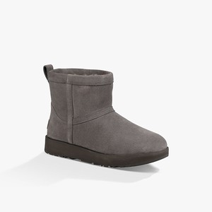 Ugg Classic Mini Waterproof Women All-Weather Boots Grey (6952KCSBD)